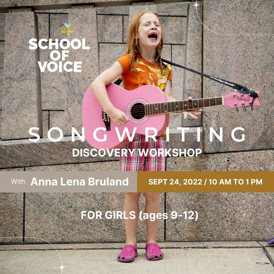 GIRLS - Songwriting Workshop with Anna Lena Bruland of EERA Music at the School Of Voice in Berlin